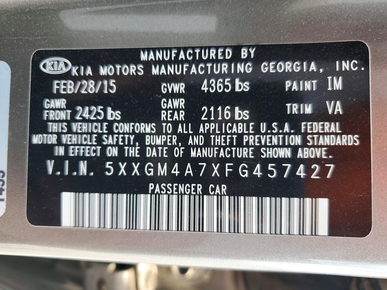 Kia Optima Lx