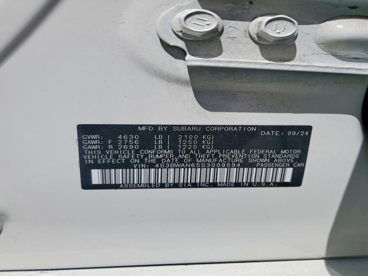Subaru Legacy Limited