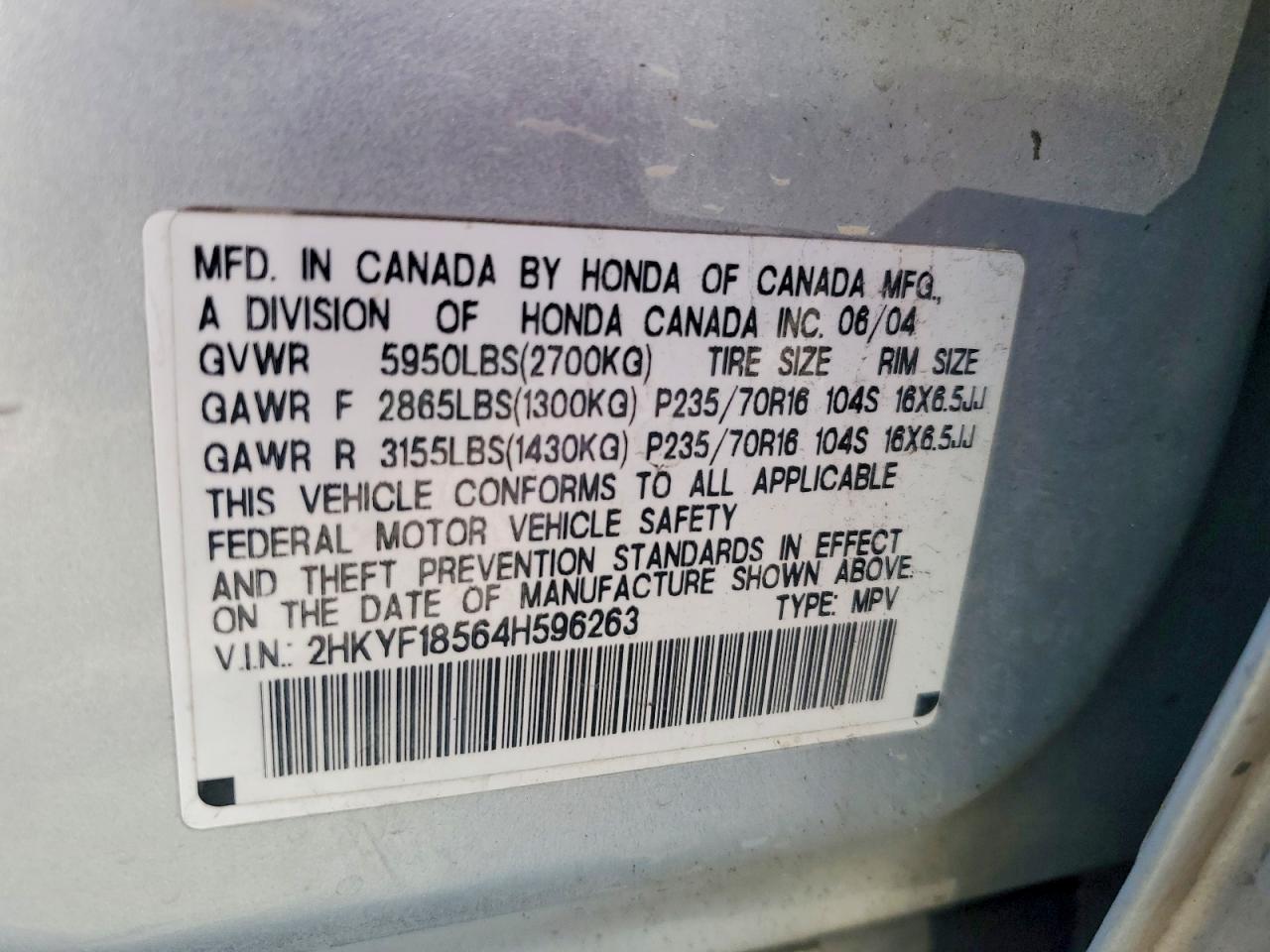 Honda Pilot Exl
