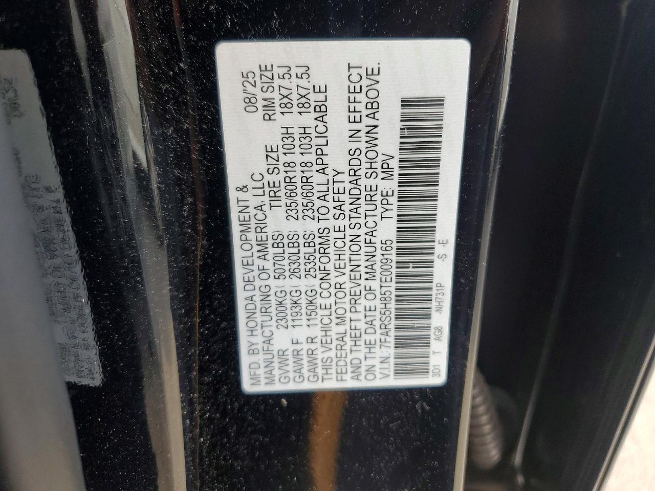 Honda Crv Sport-l