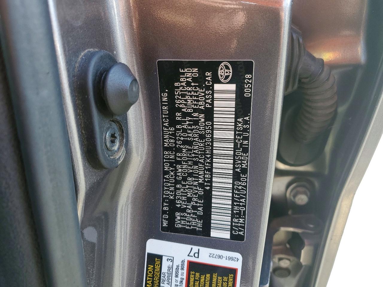 Toyota Camry Se