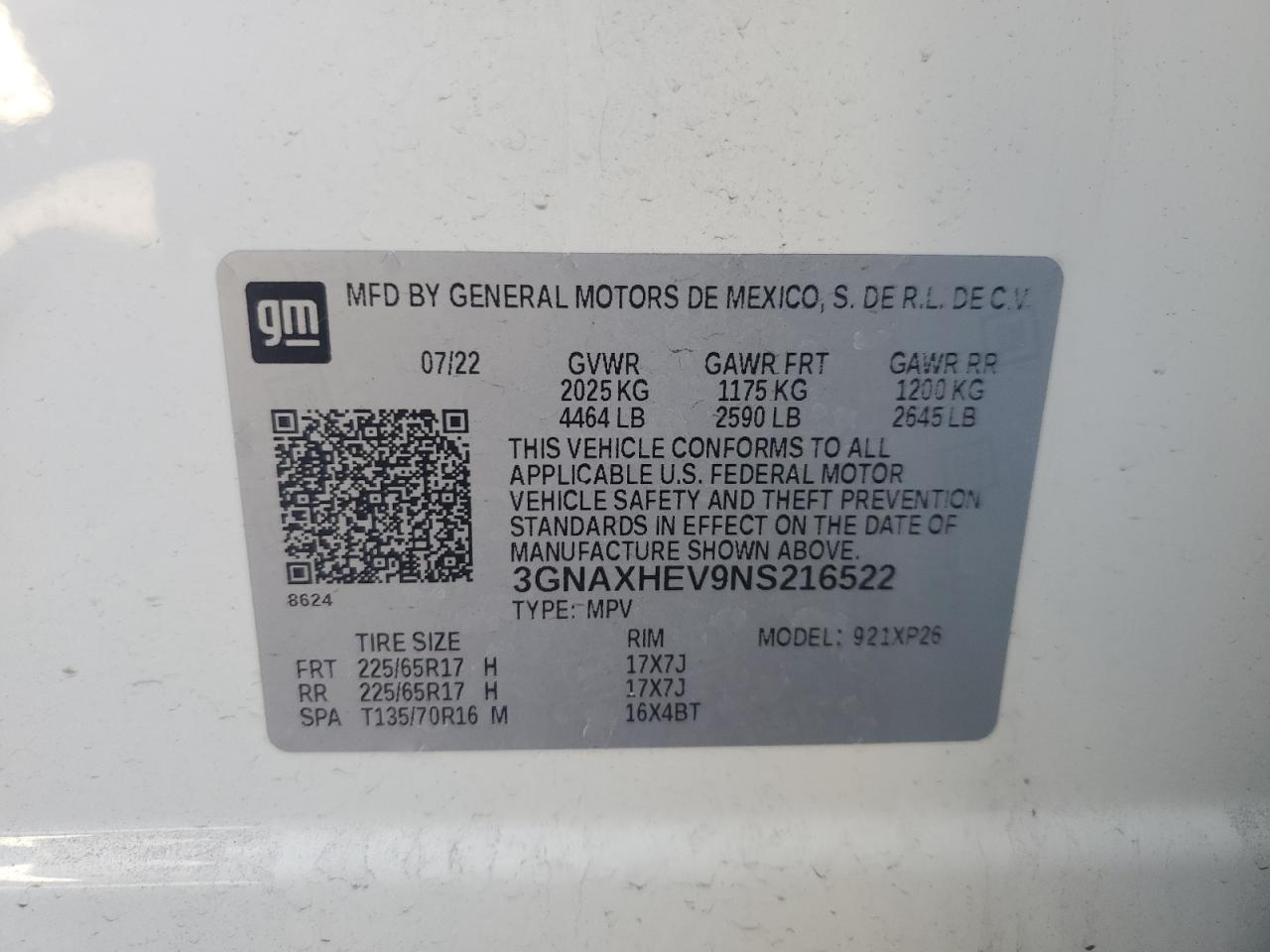 Chevrolet Equinox Ls