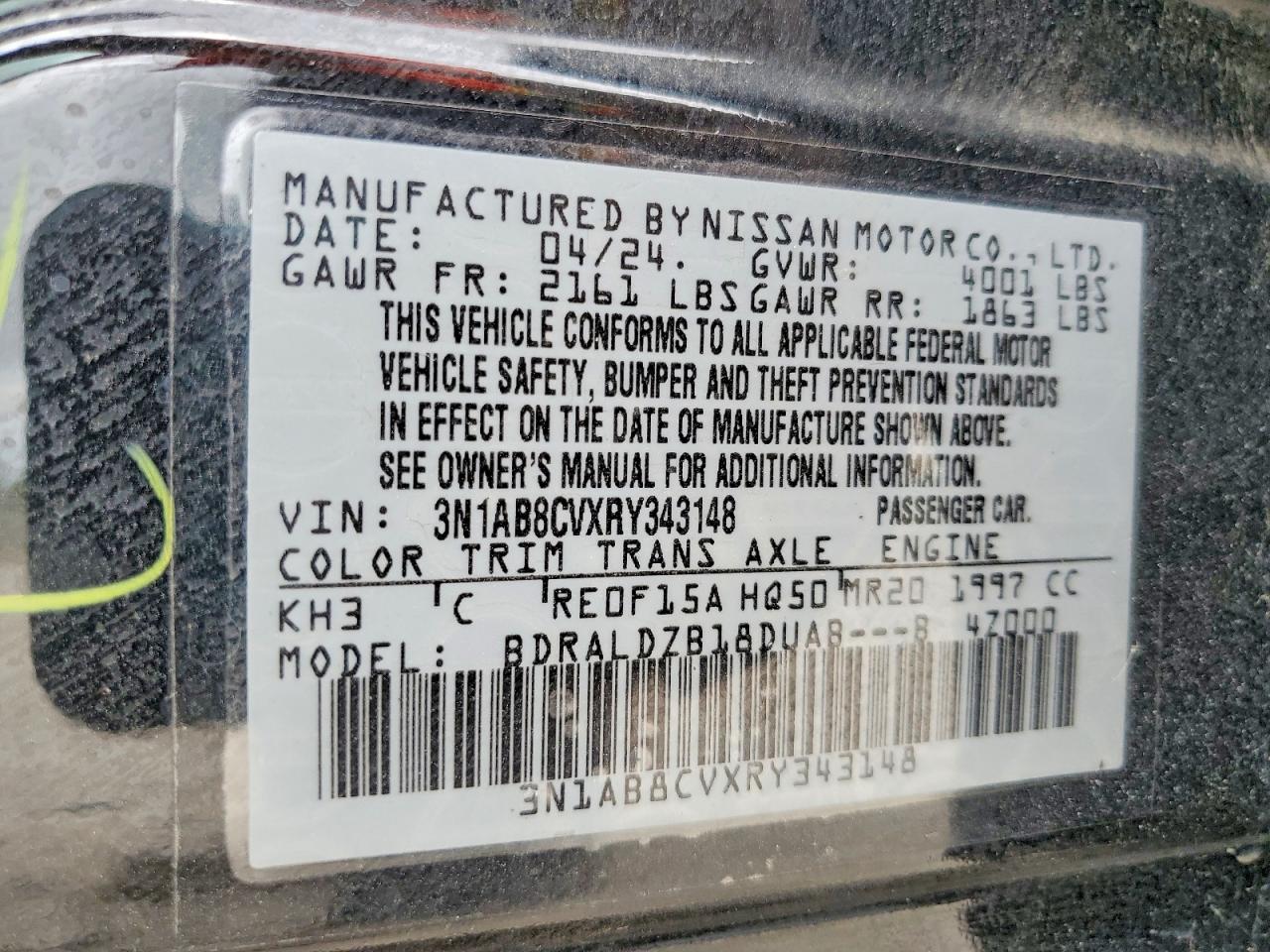 Nissan Sentra Sv