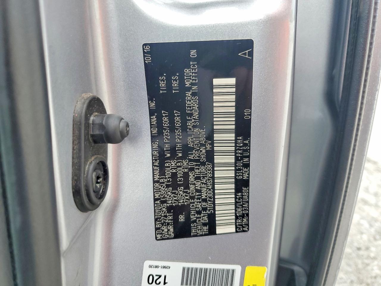 Toyota Sienna Xle Premium 8-passenger