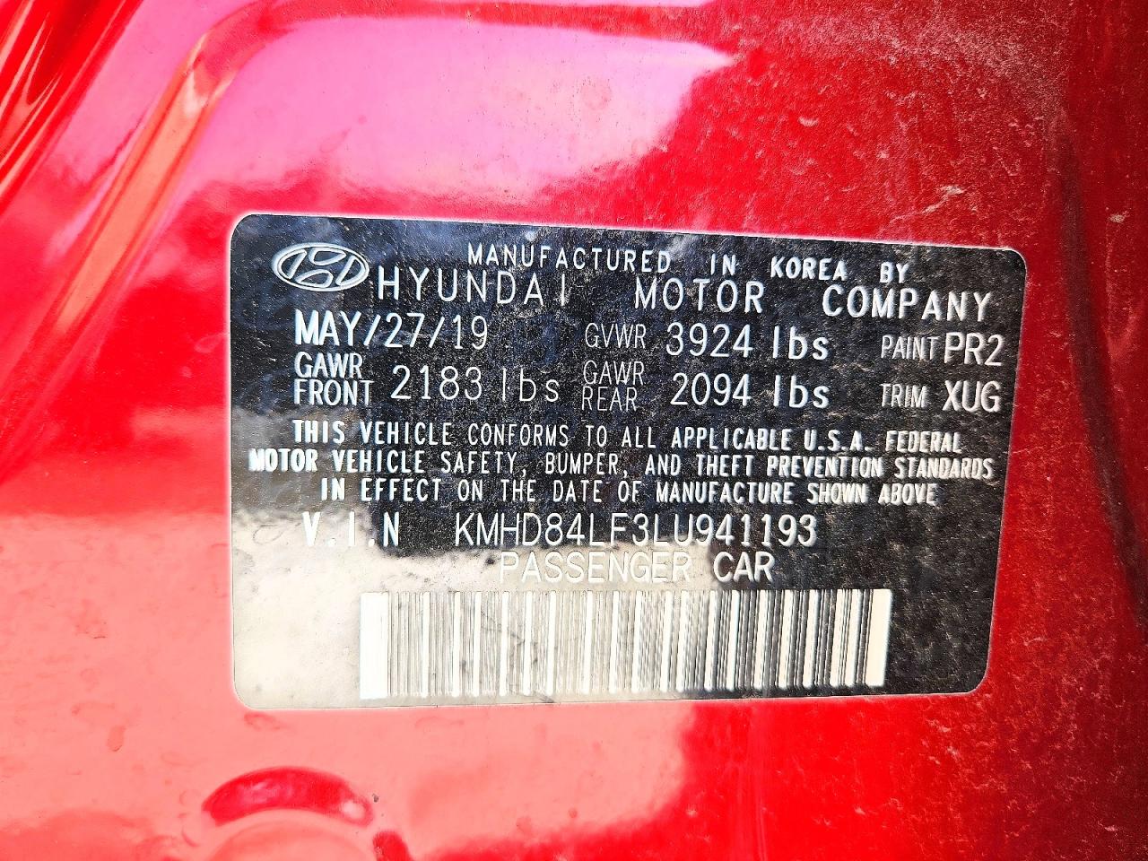 Hyundai ELANTRA Sel