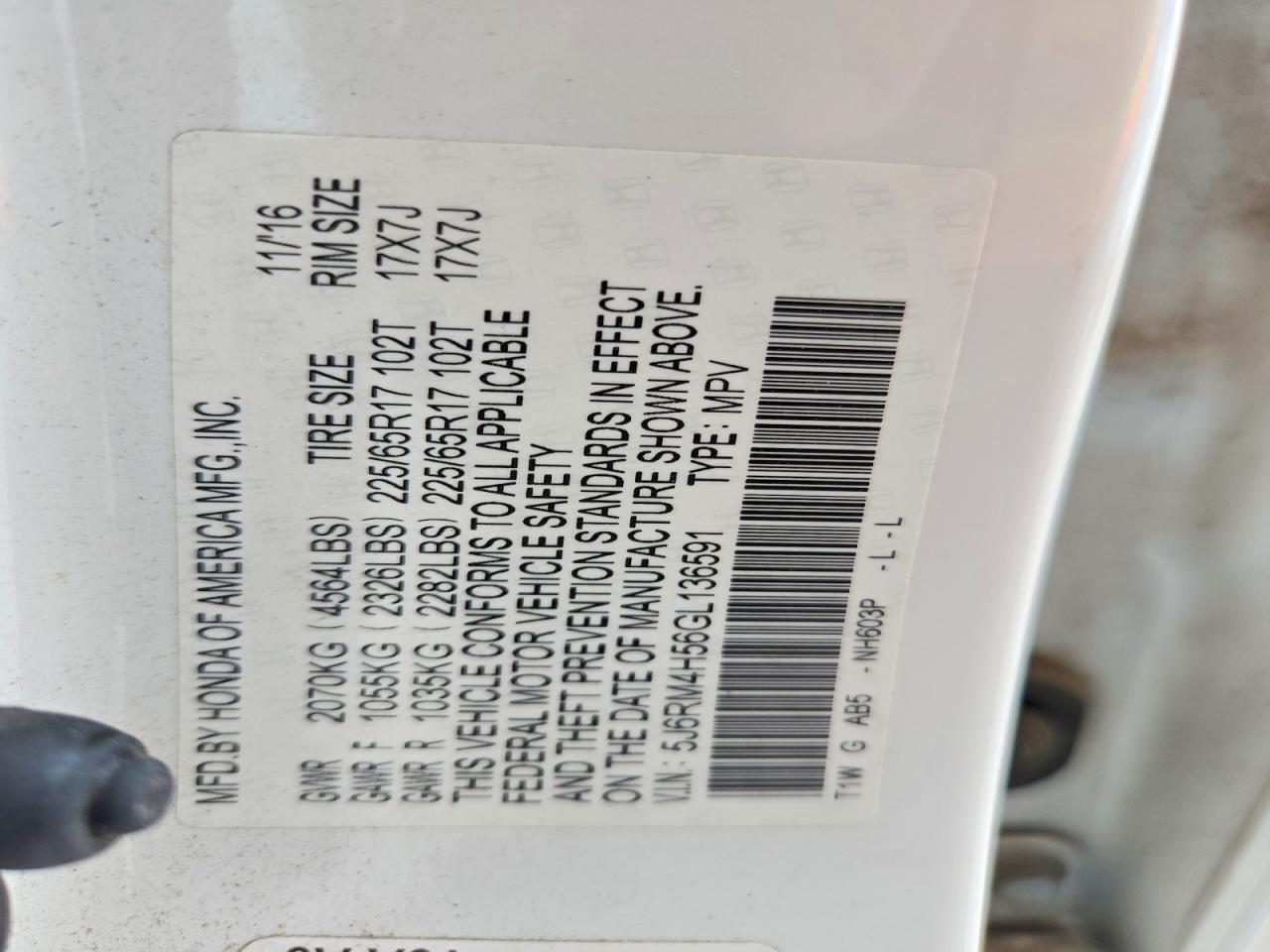 Honda Crv Ex