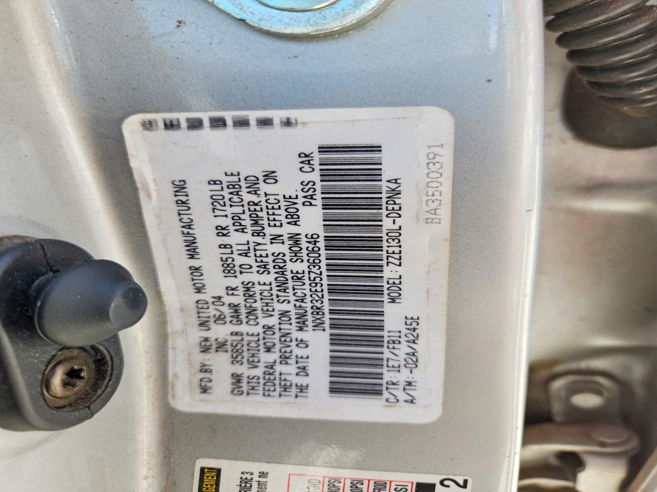 Toyota Corolla Le