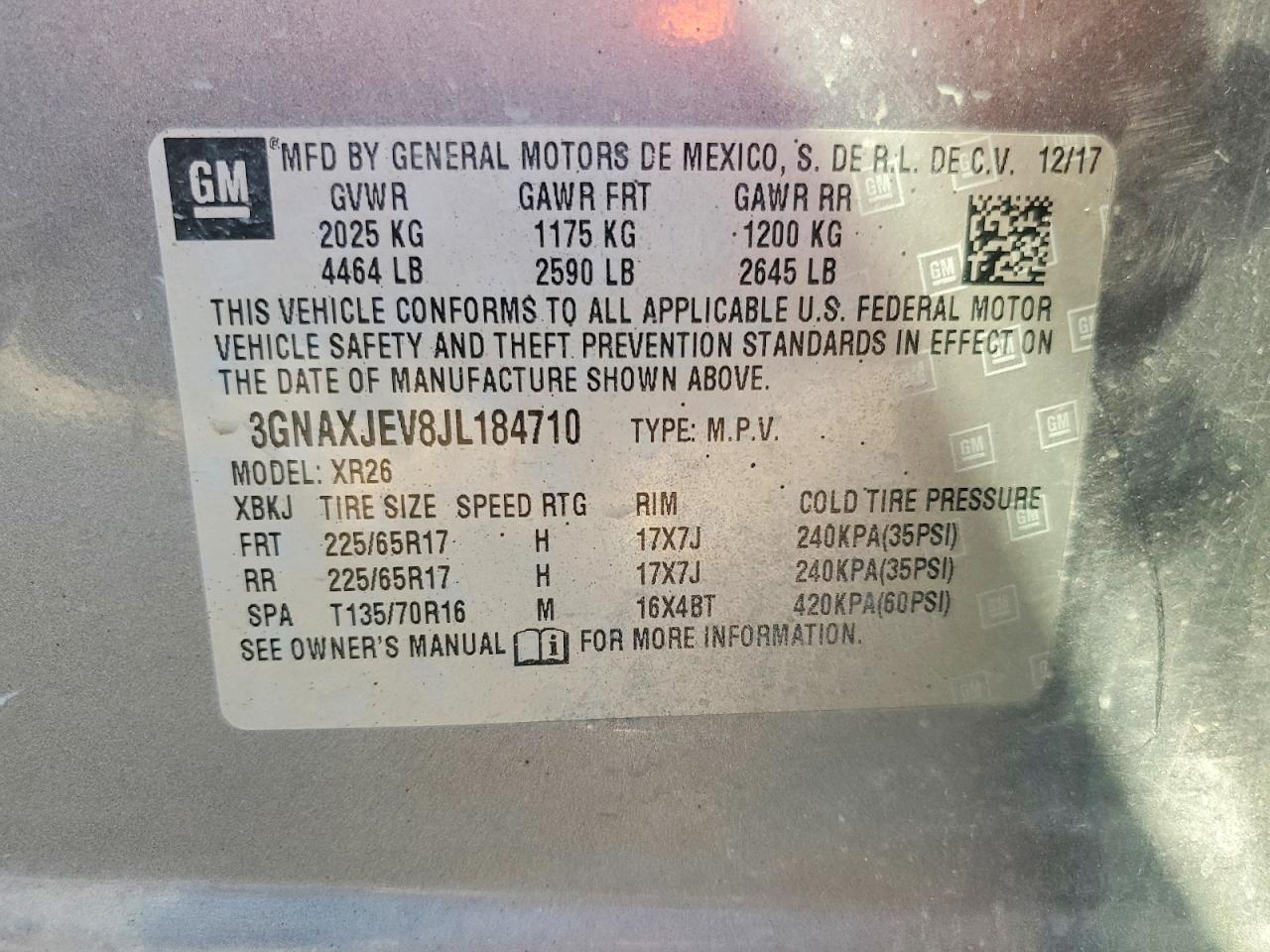 Chevrolet Equinox Lt