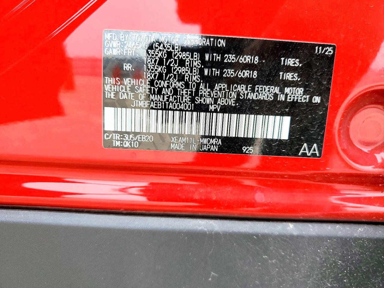 Toyota Bz Xle Xle