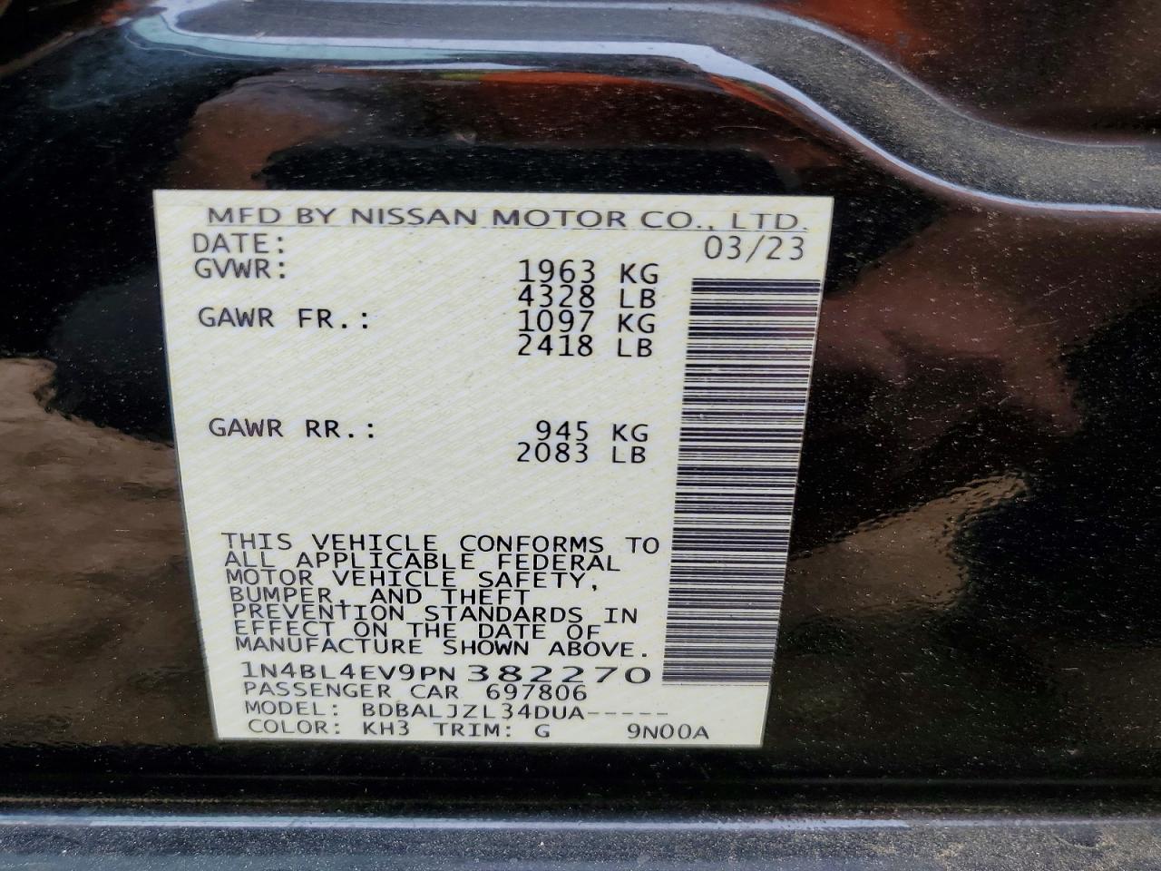 Nissan Altima Sl