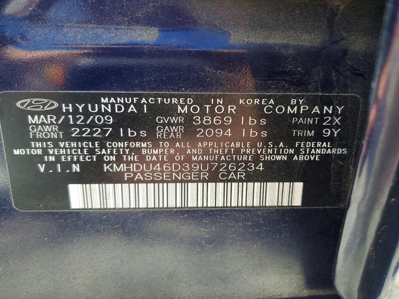 Hyundai ELANTRA Gls