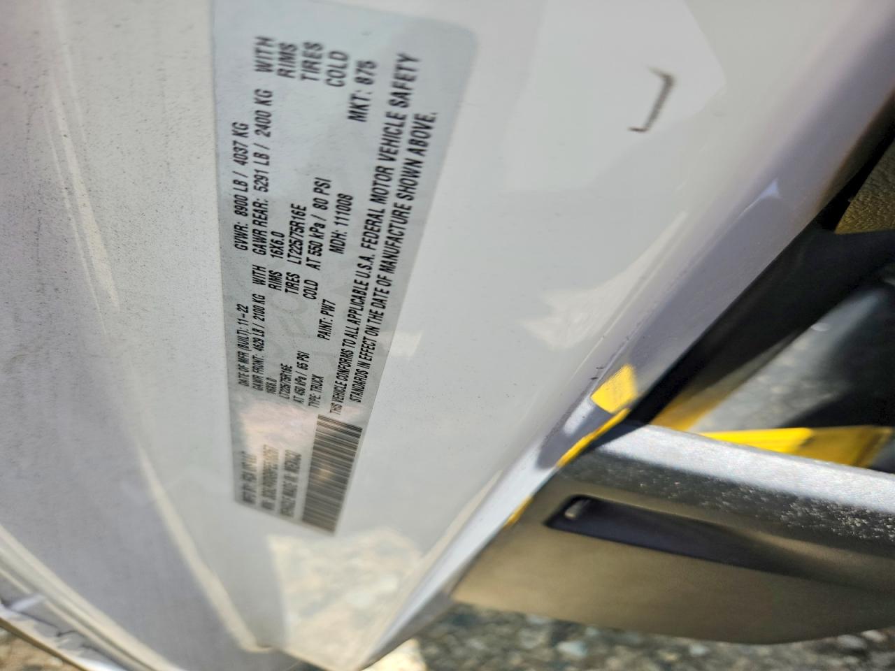 Ram Promaster 2500 High