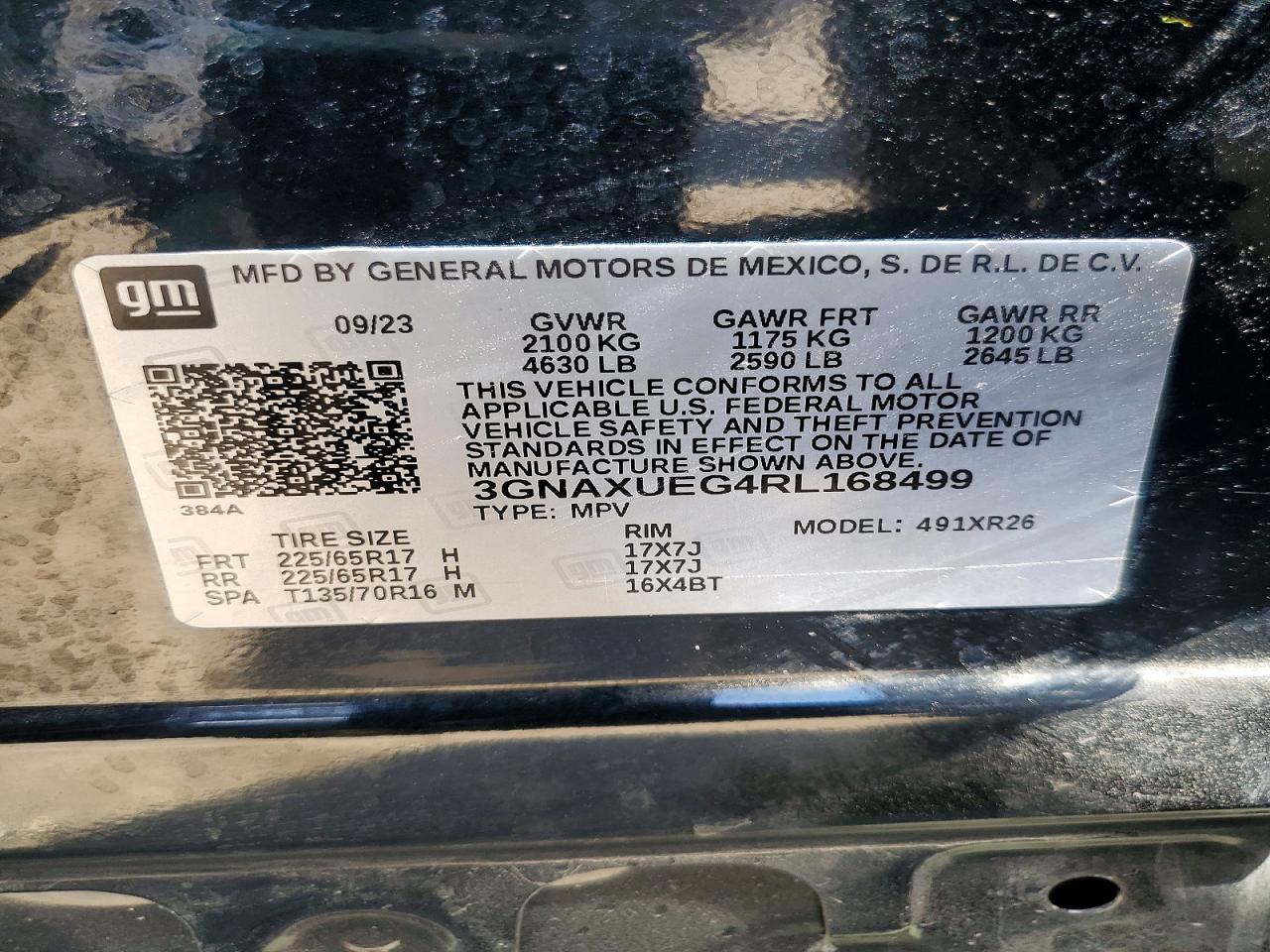 Chevrolet Equinox Lt