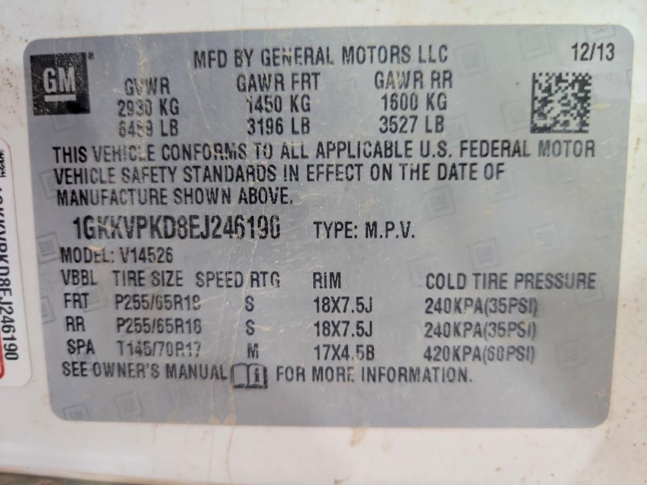 GMC Acadia Sle