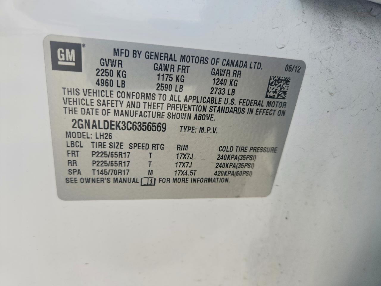 Chevrolet Equinox Lt