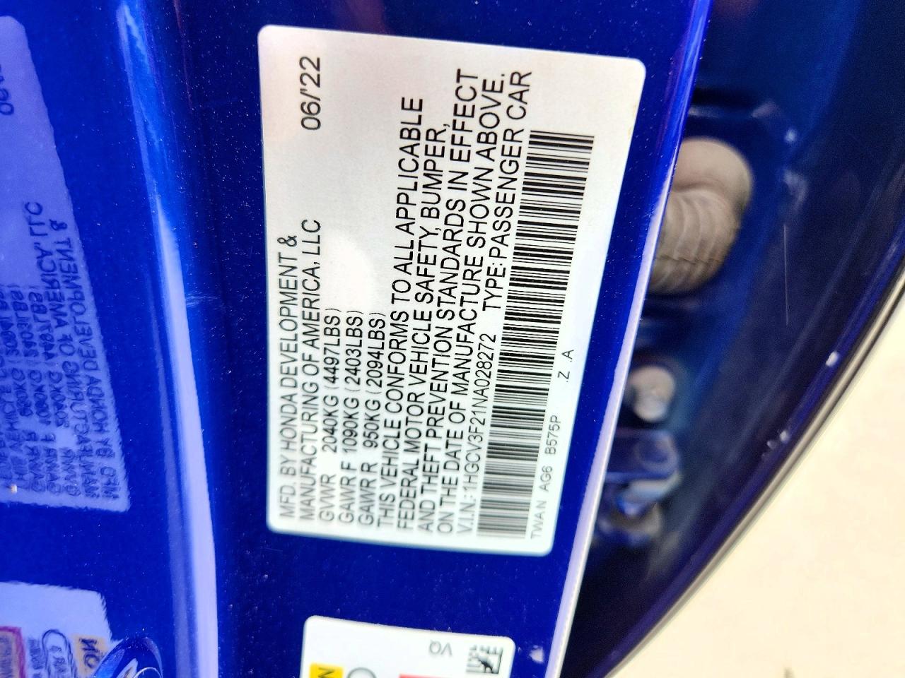 Honda Accord Hybrid Sport