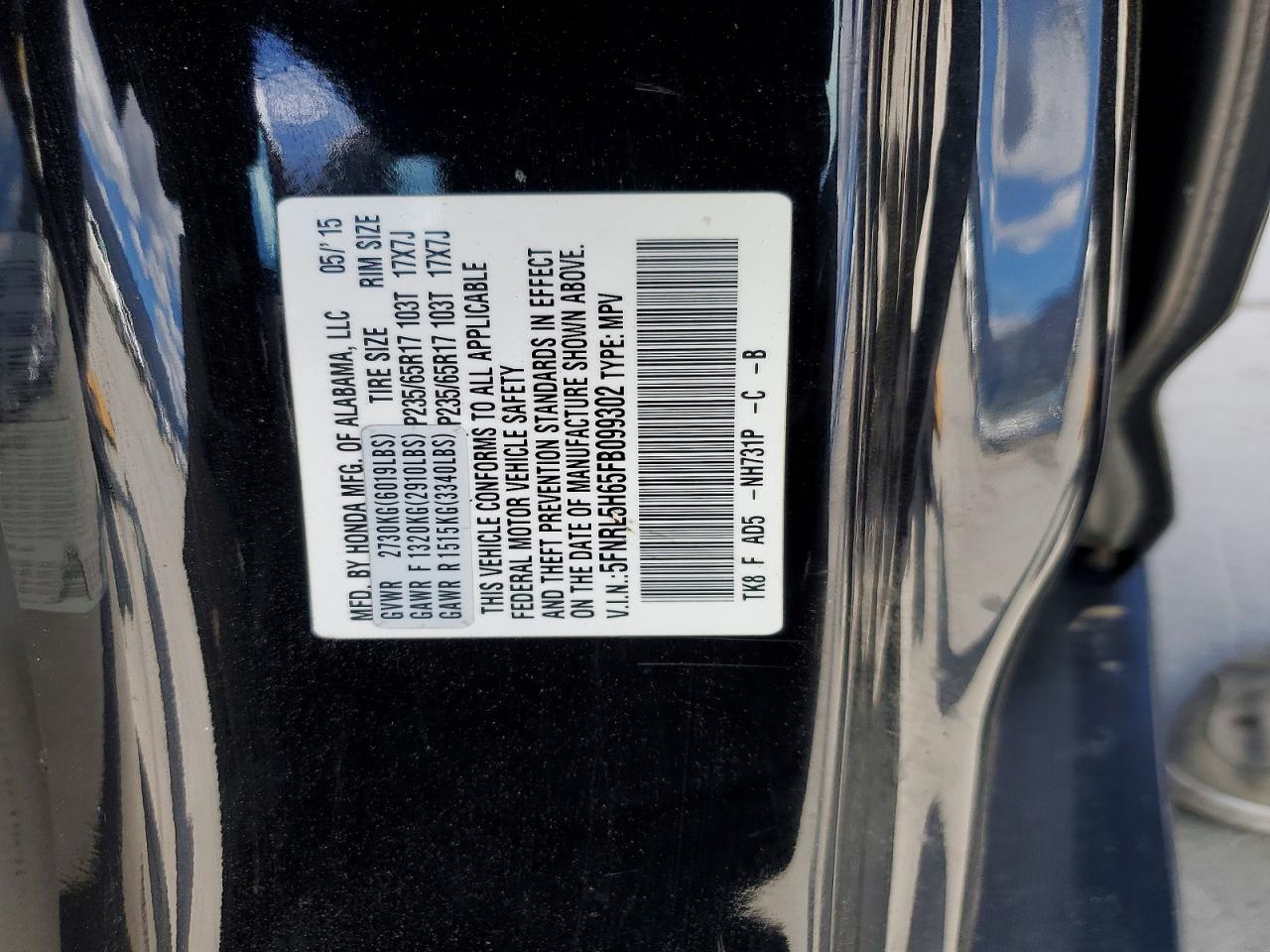 Honda Odyssey Exl