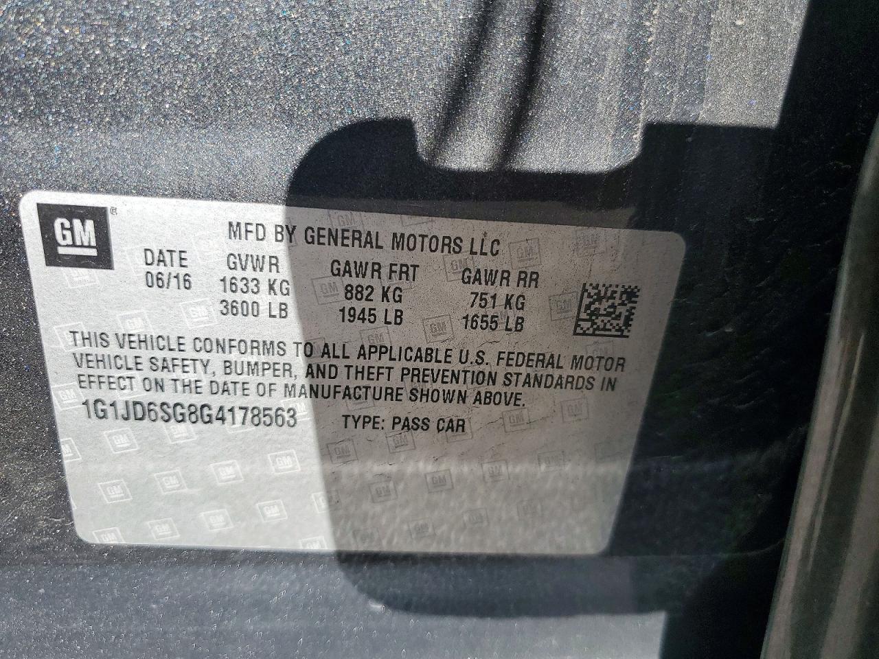 Chevrolet Sonic Lt