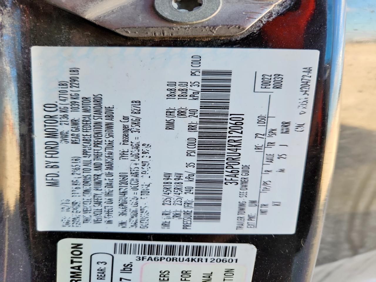 Ford Fusion Titanium