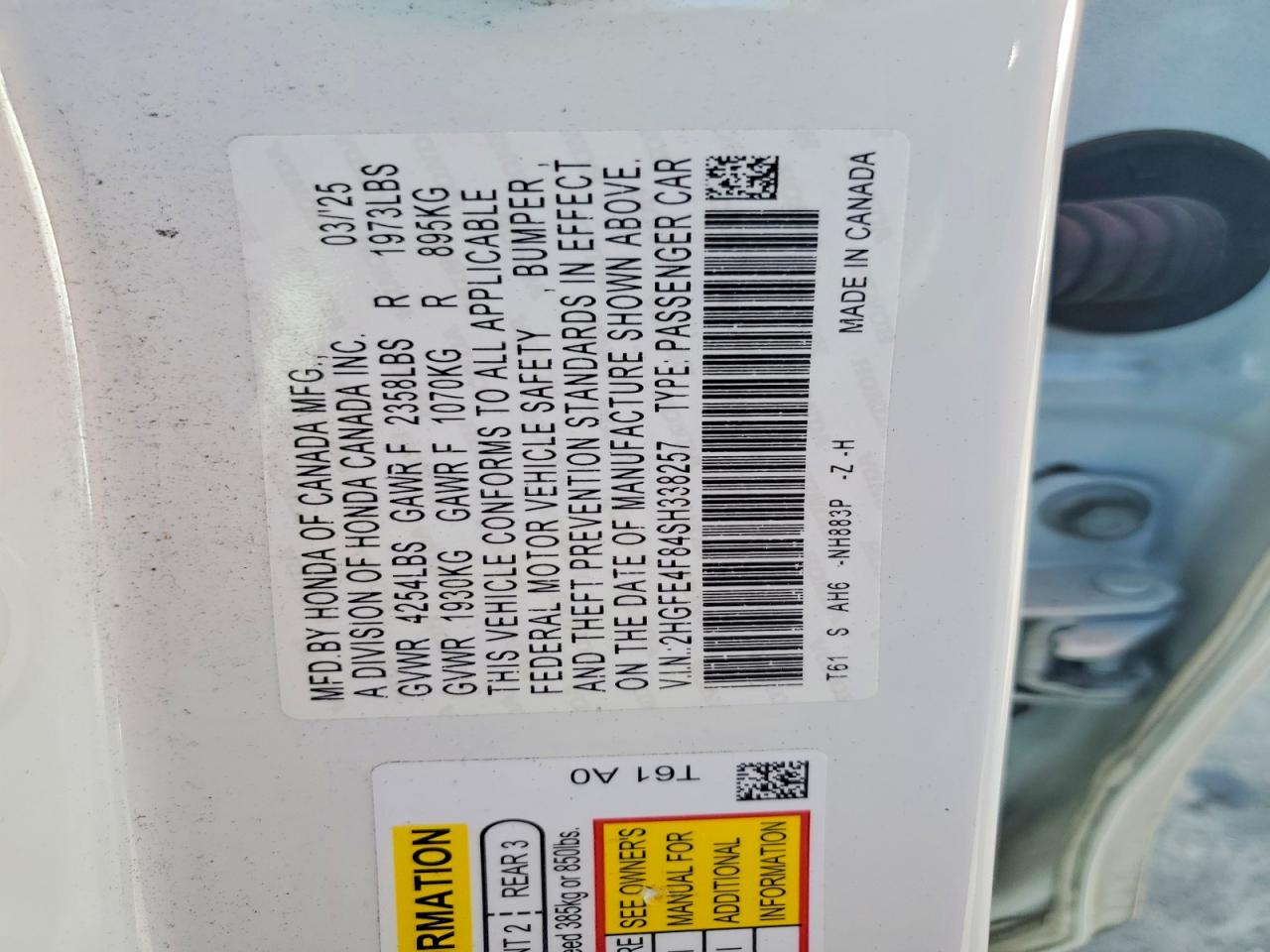 Honda Civic Sport