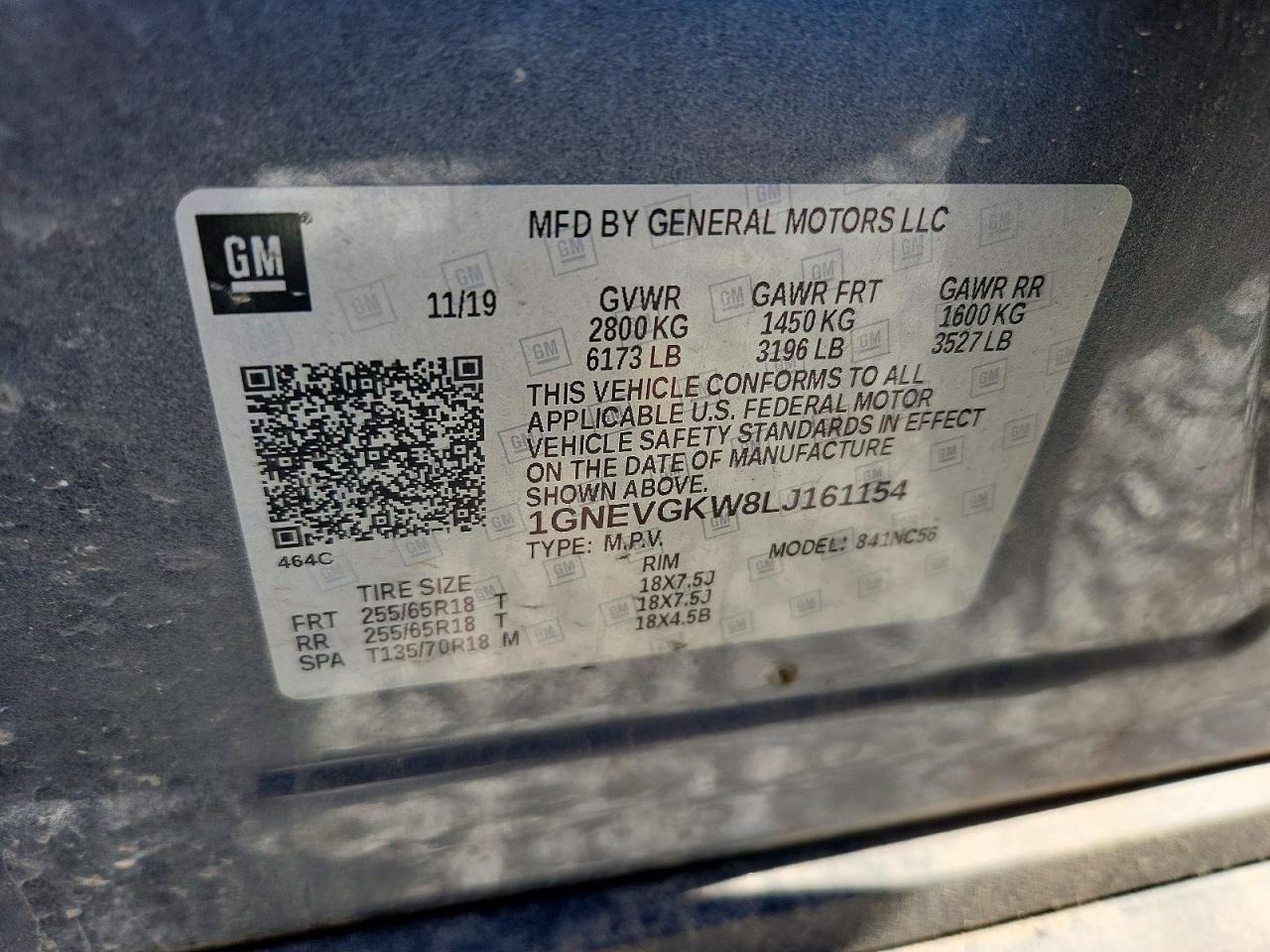 Chevrolet Traverse Lt
