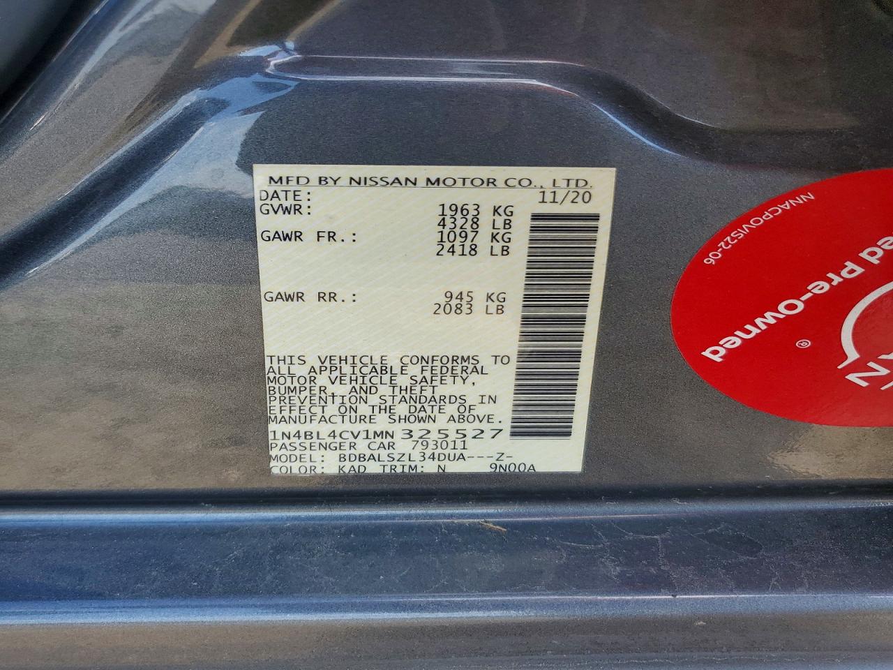 Nissan Altima Sr