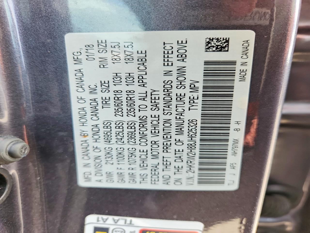 Honda Crv Exl