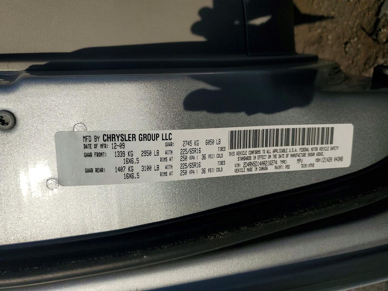 Dodge Caravan Sxt