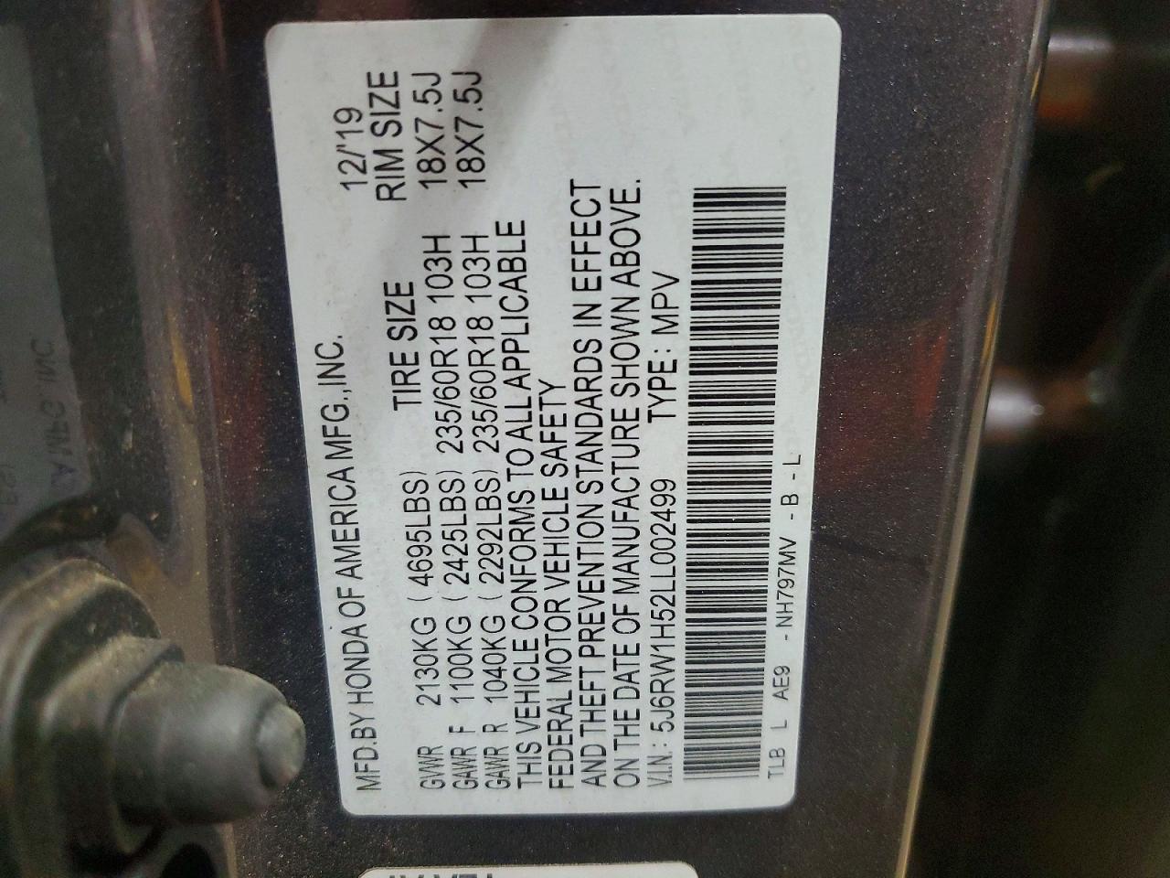 Honda Crv Ex