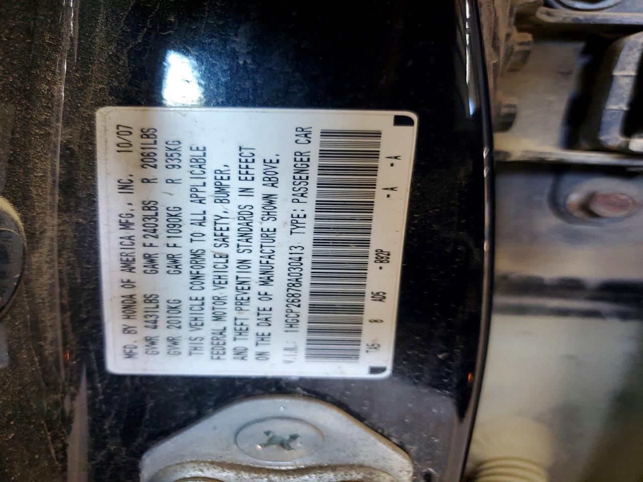 Honda Accord Exl