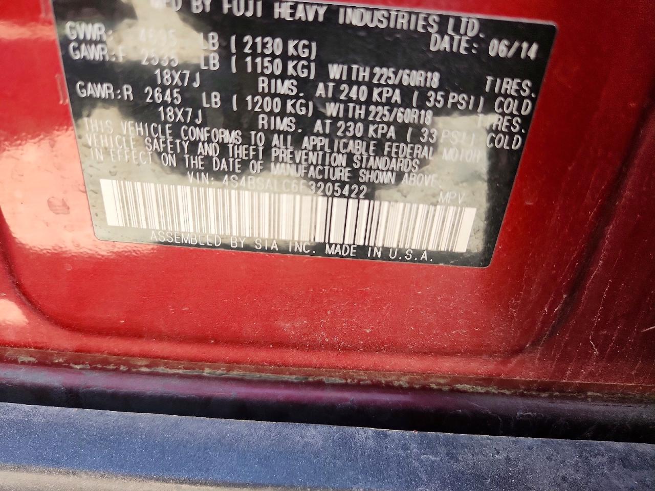 Subaru Outback 2.5i Limited