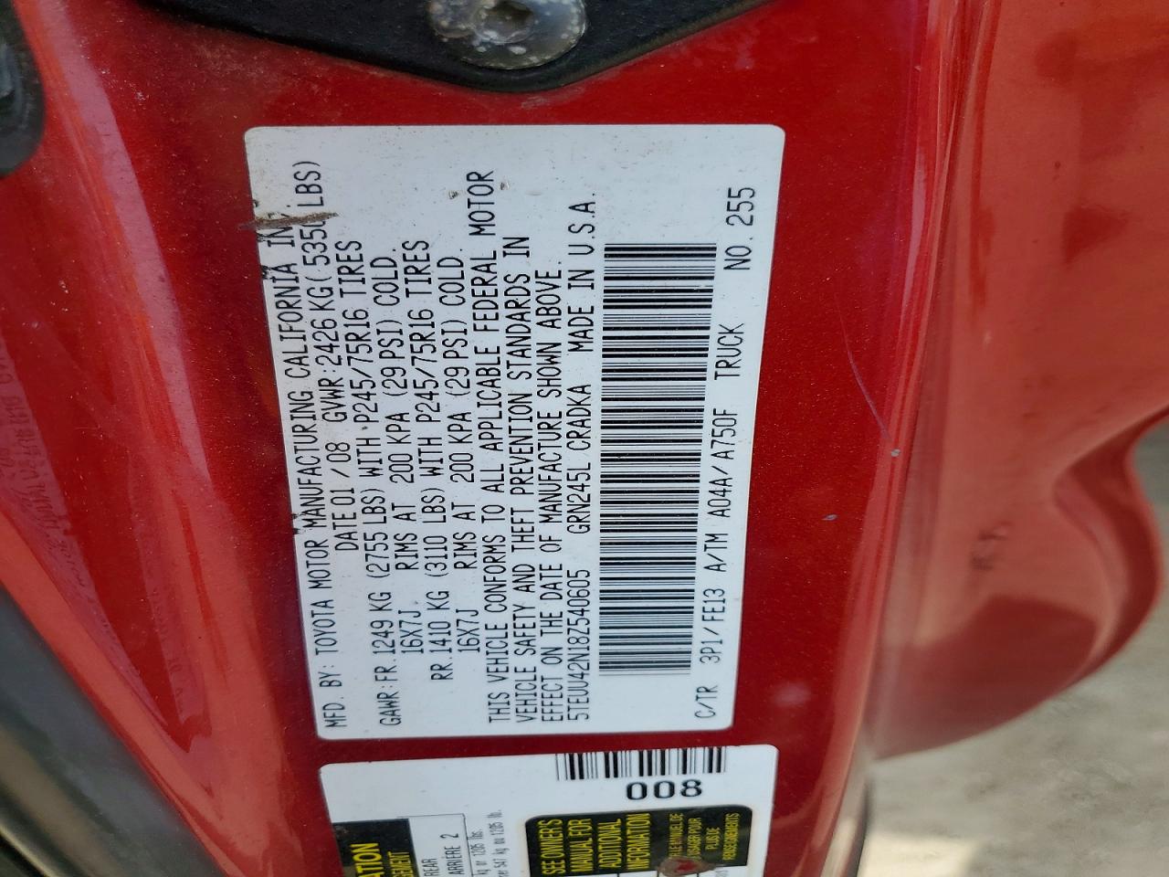 Toyota Tacoma Access Cab