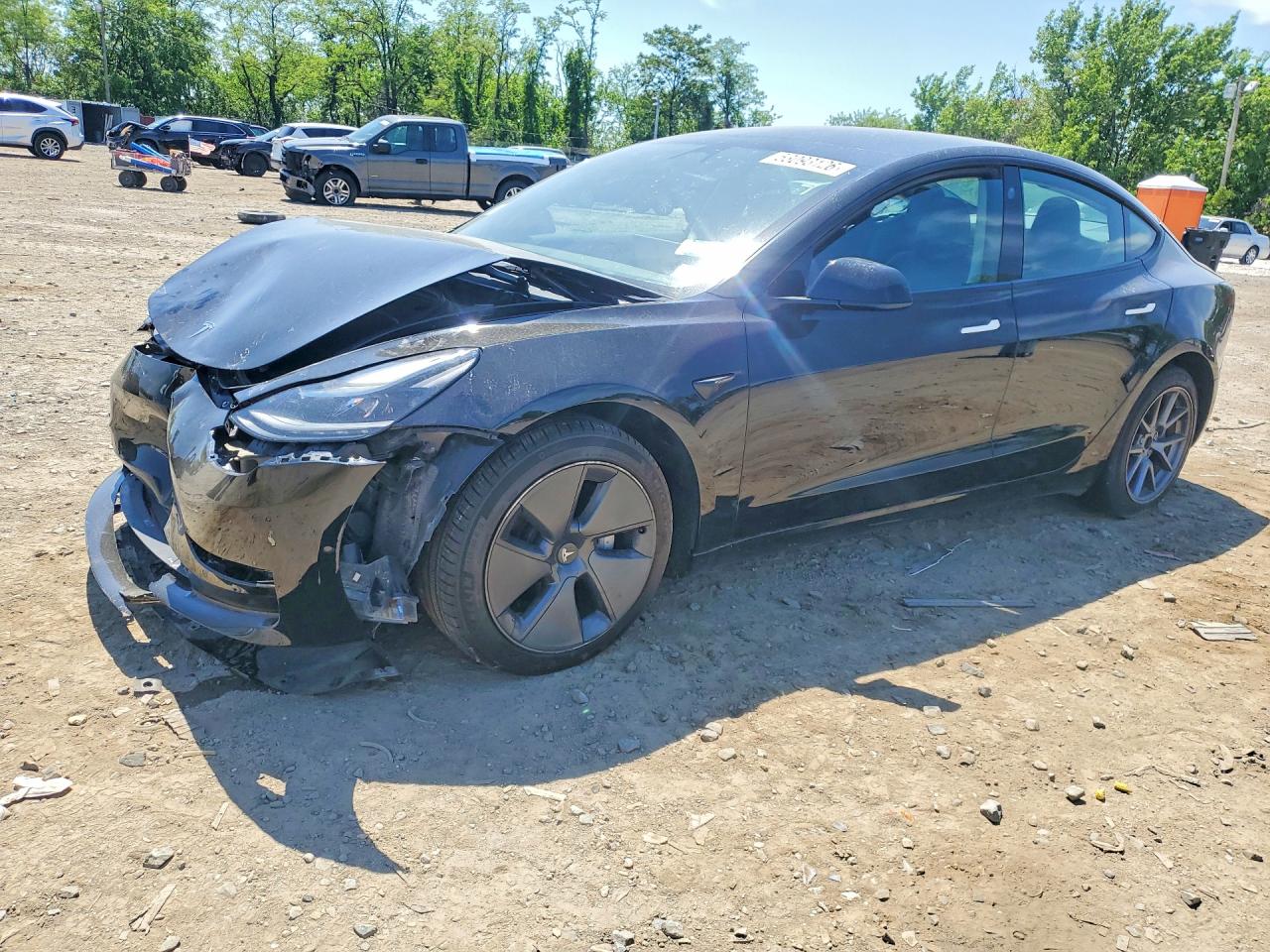 Salvage Tesla Model 3 Image