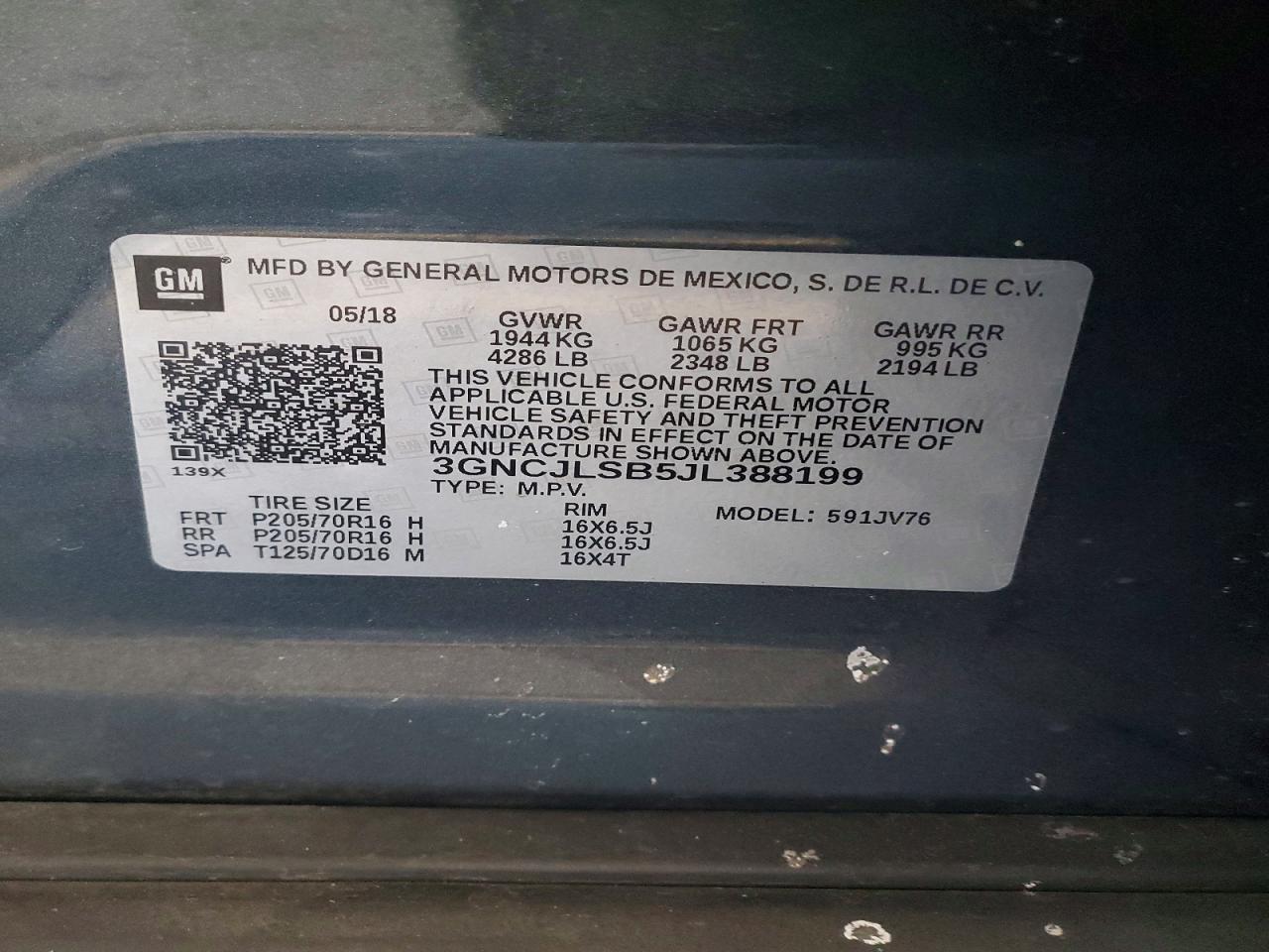 Chevrolet Trax 1lt