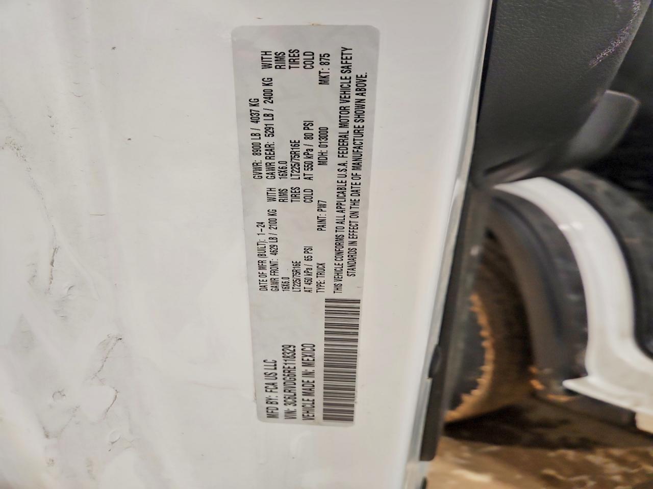 Ram Promaster 2500 High