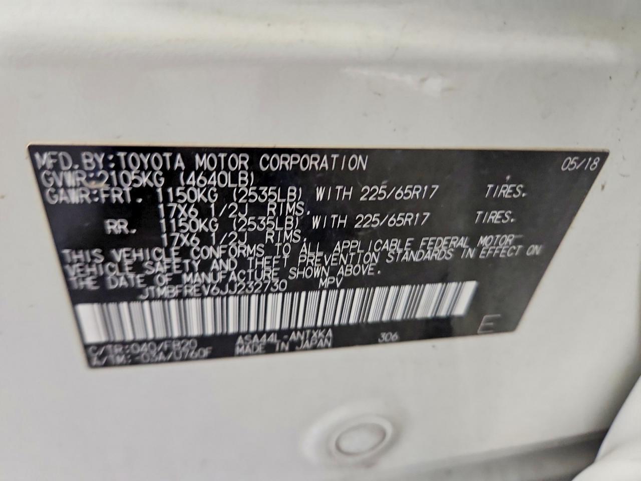 Toyota RAV4 Le