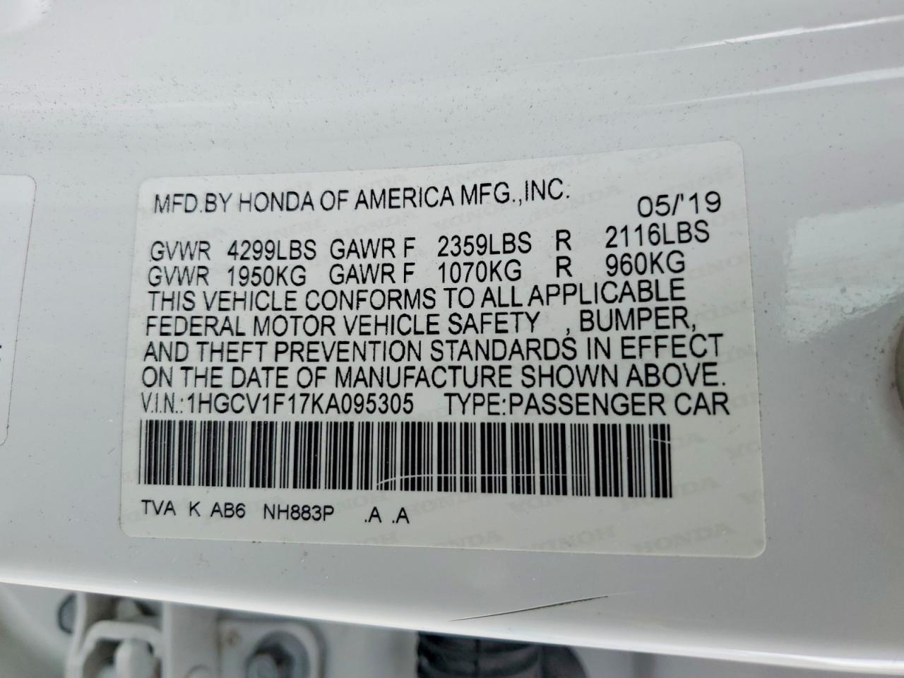 Honda Accord Lx