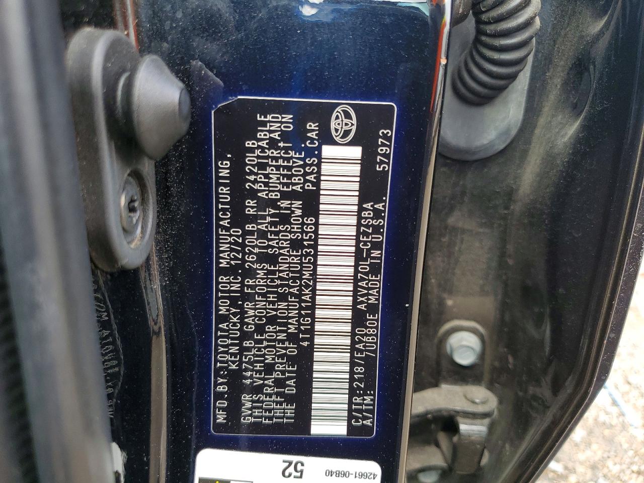 Toyota Camry Se