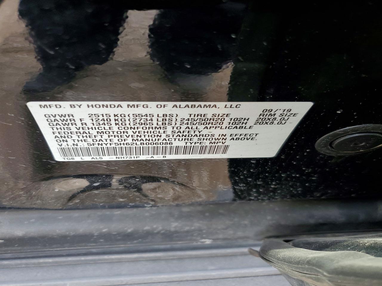 Honda Pilot Touring