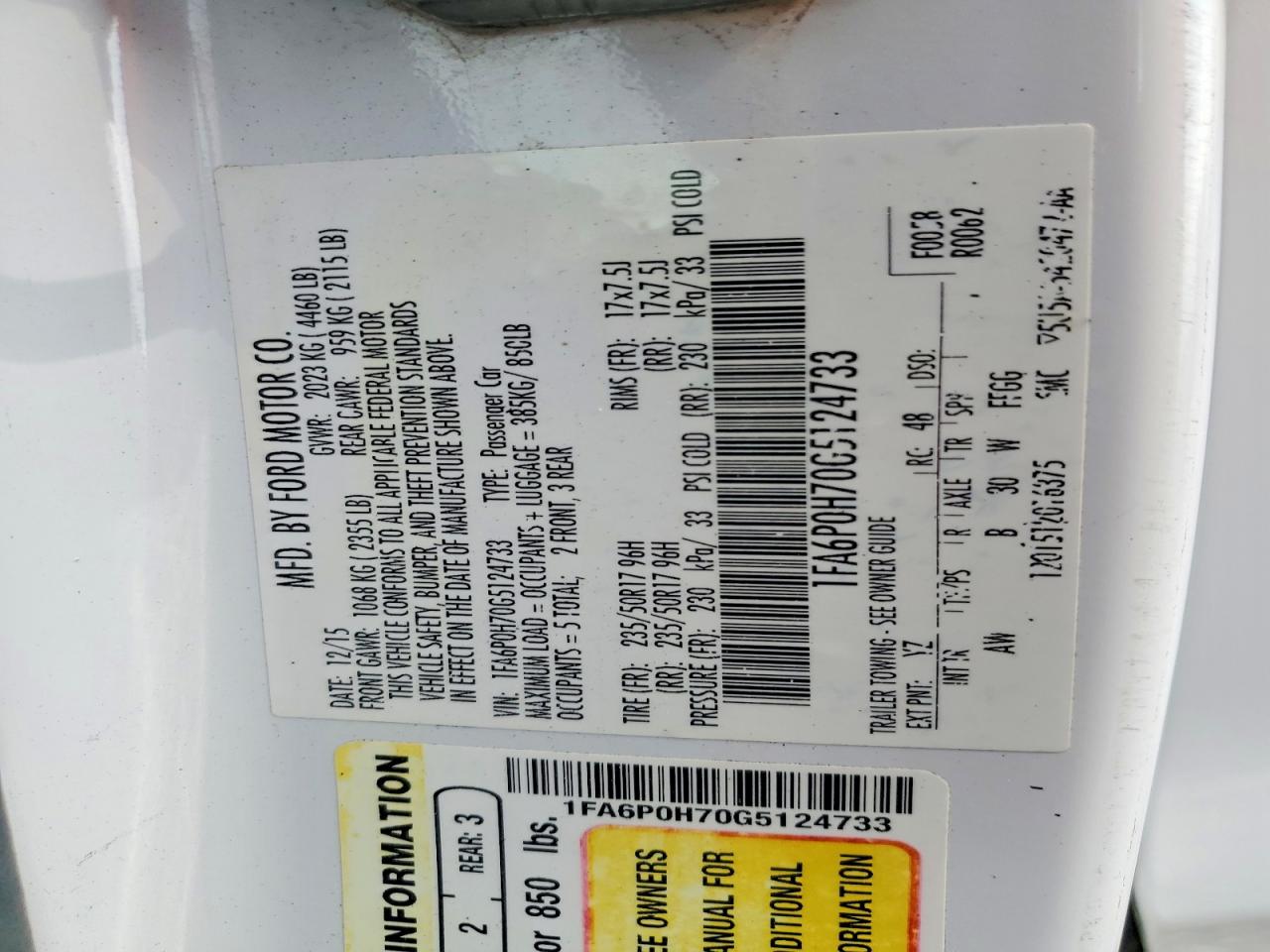 Ford Fusion Se