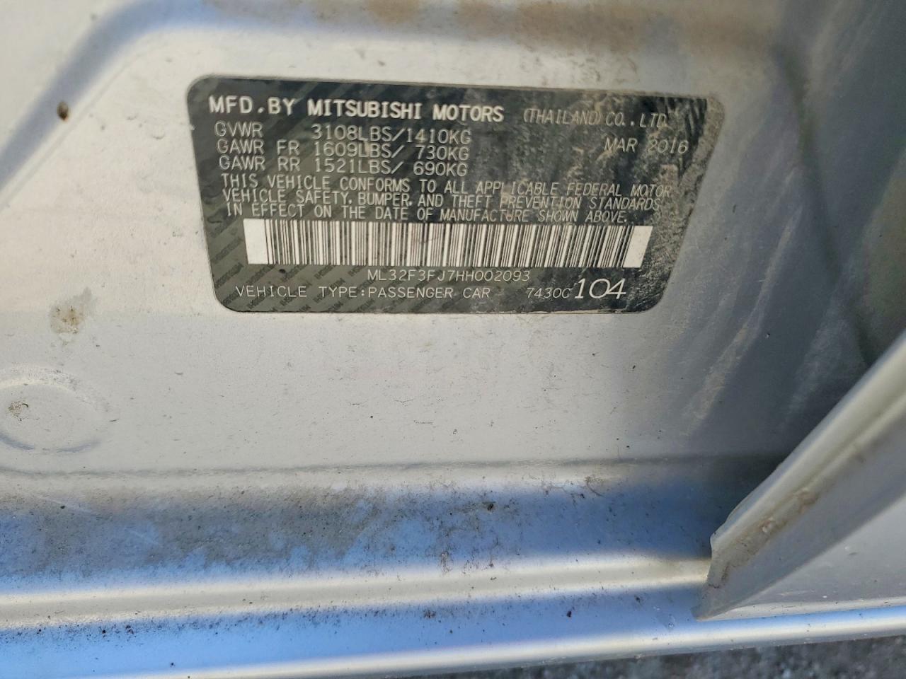 Mitsubishi Mirage G4 Es