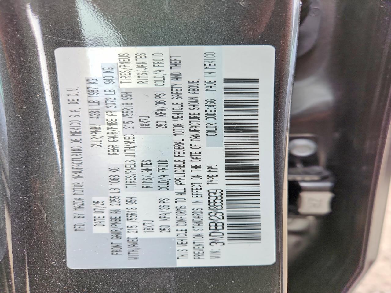 Mazda Cx Select
