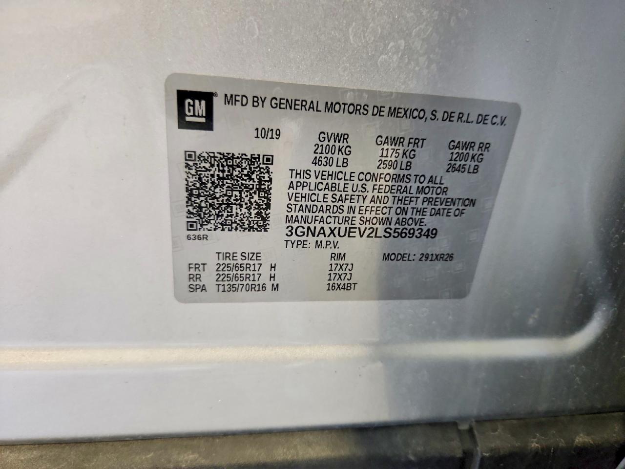 Chevrolet Equinox Lt