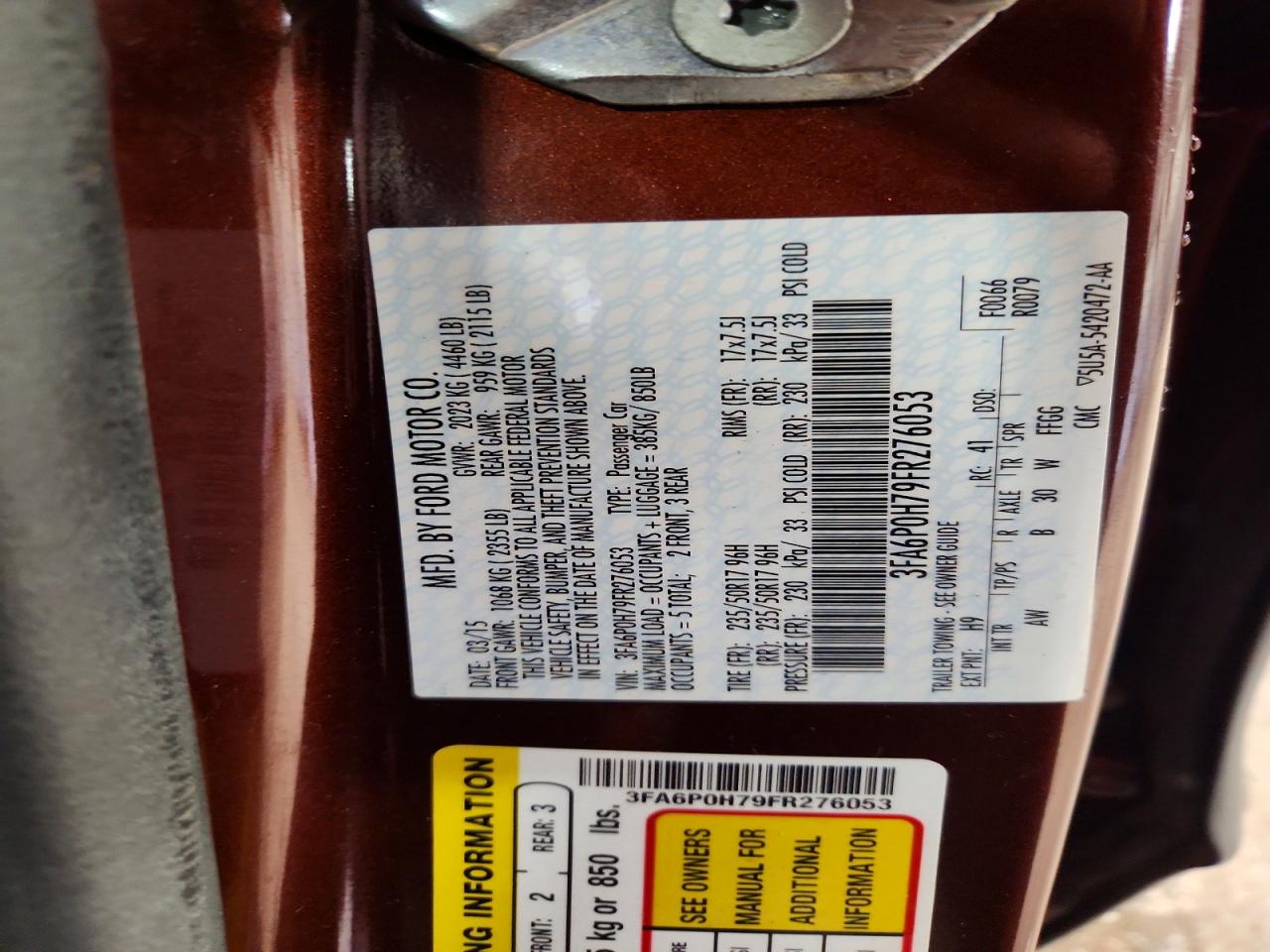 Ford Fusion Se