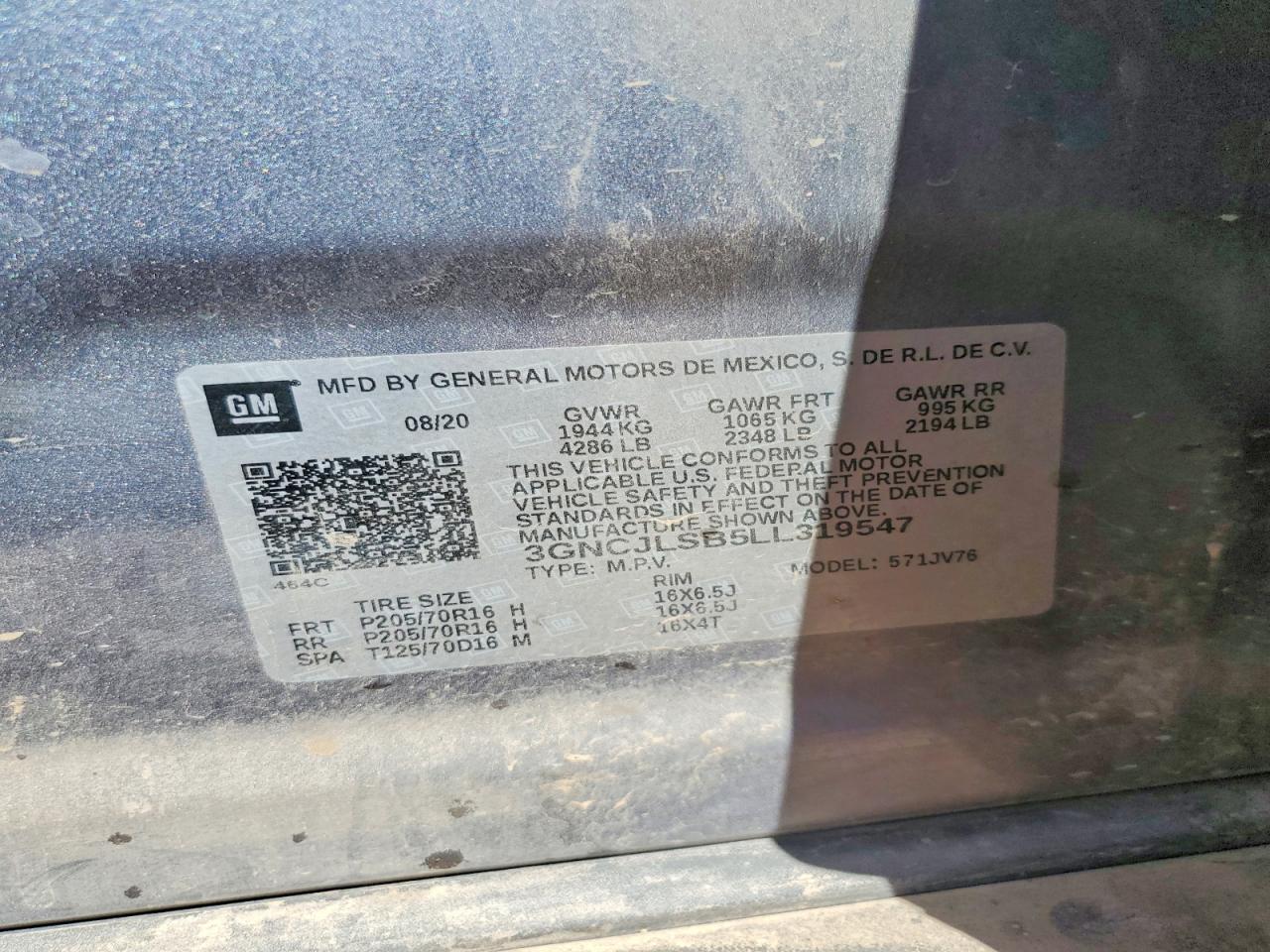 Chevrolet Trax 1lt