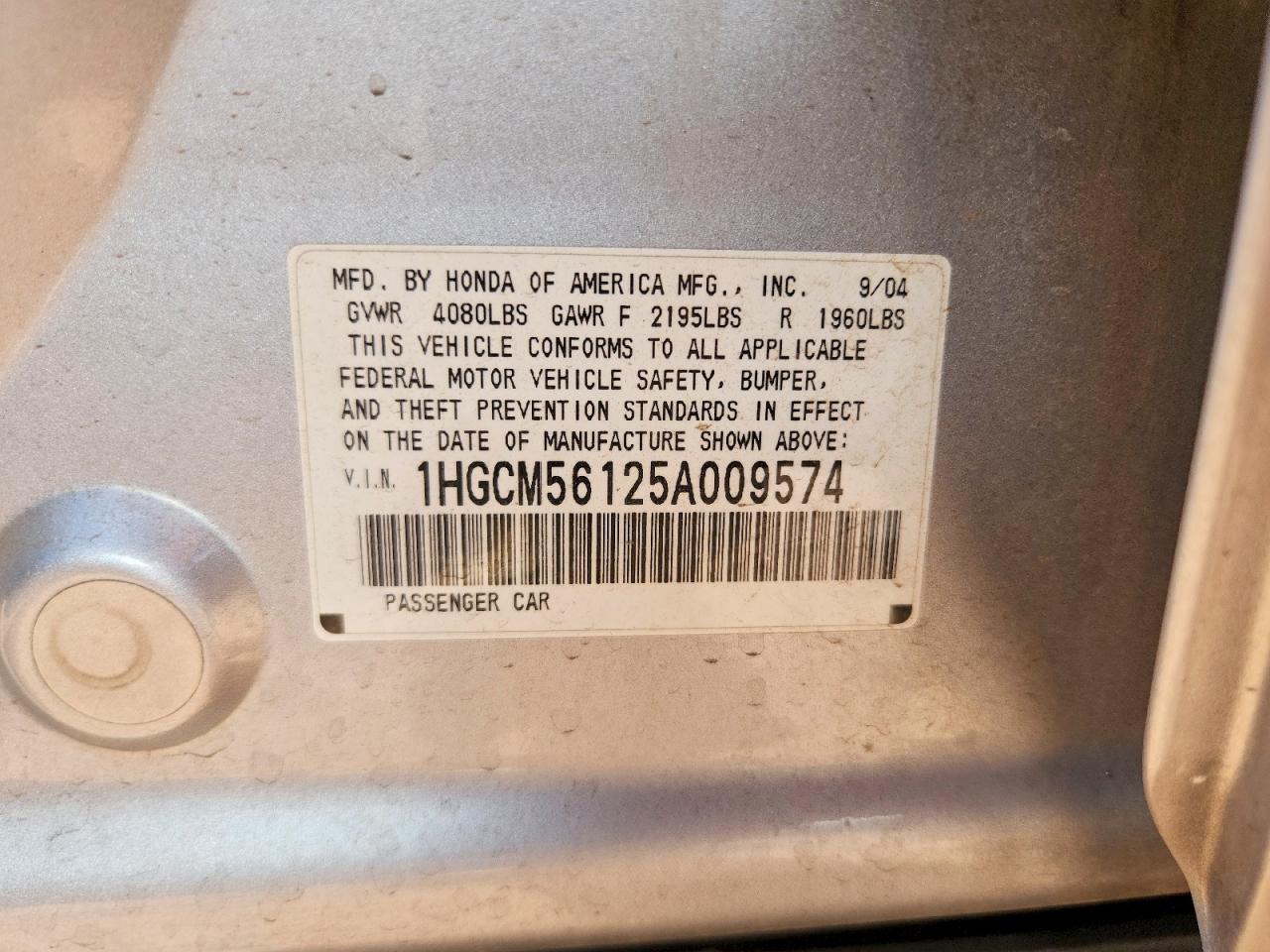 Honda Accord Dx