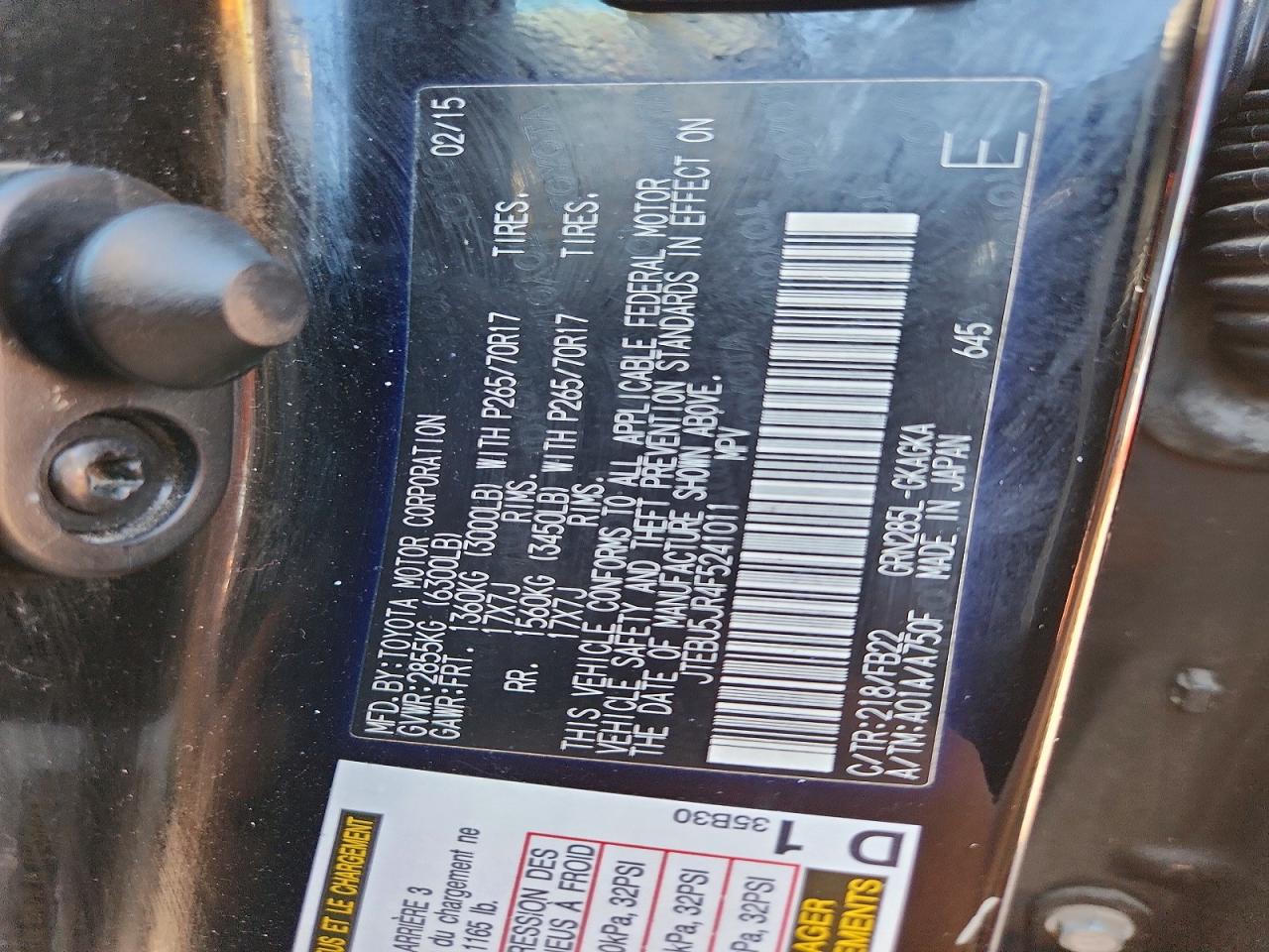 Toyota 4Runner Sr5