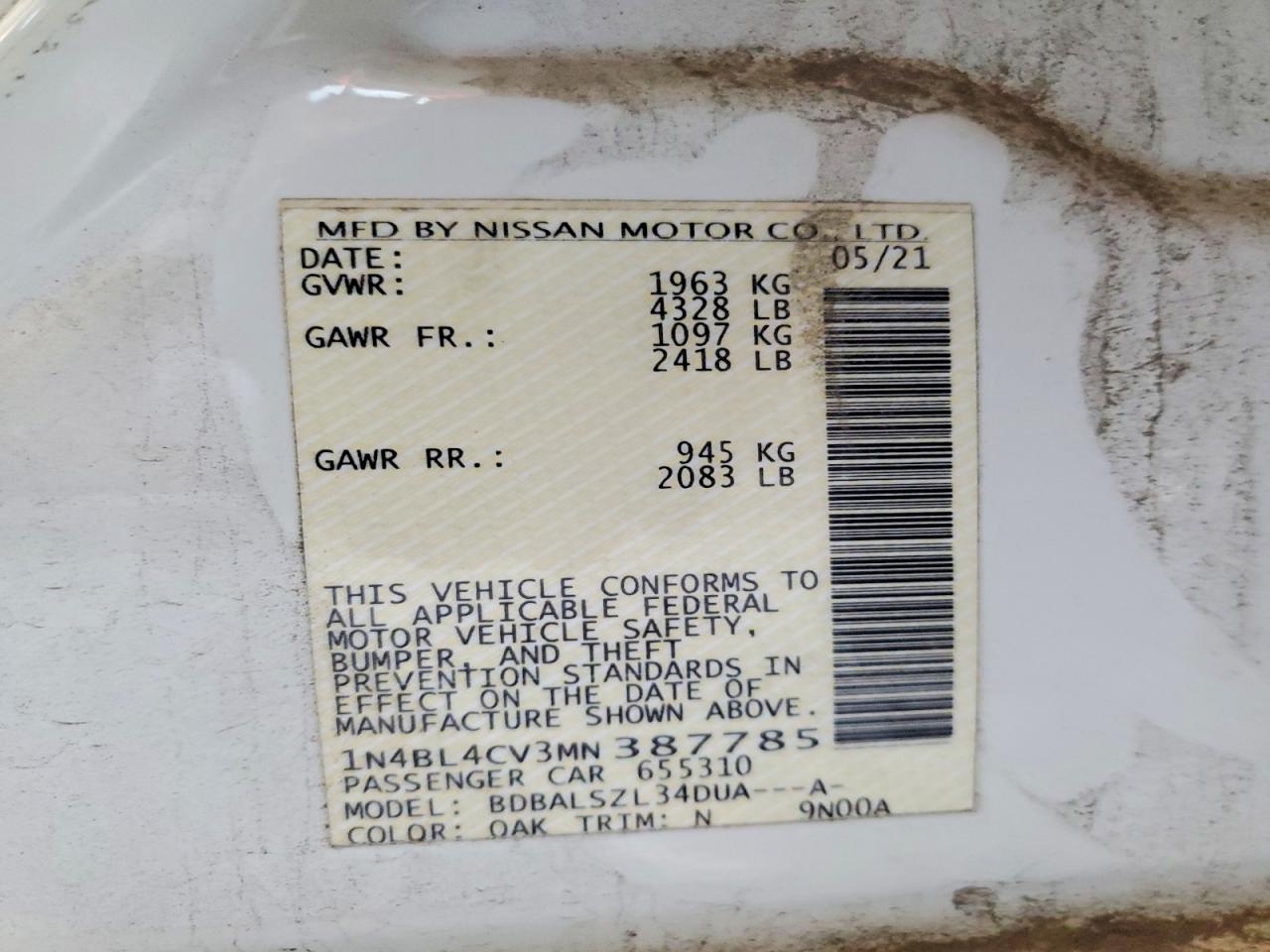 Nissan Altima Sr