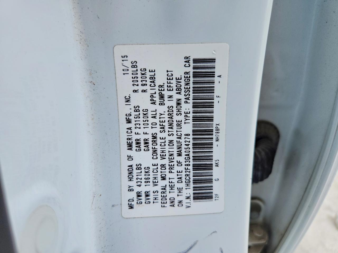 Honda Accord Exl