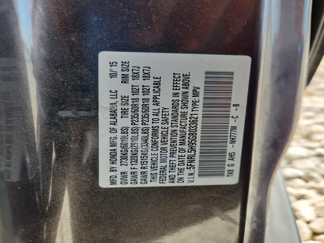 Honda Odyssey Touring